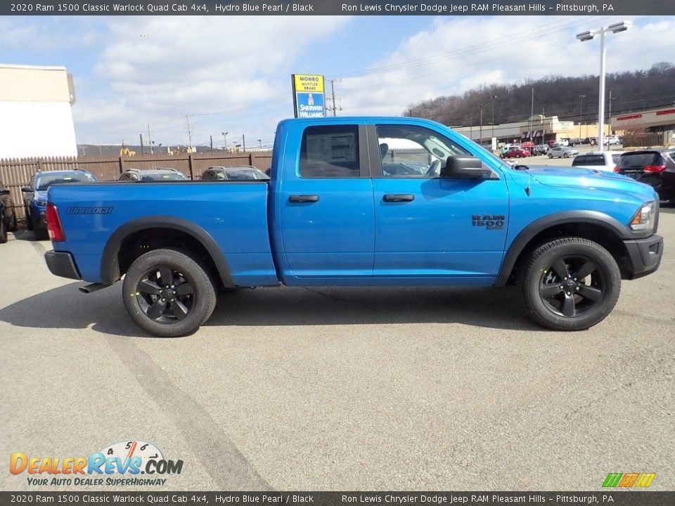 Hydro Blue Pearl 2020 Ram 1500 Classic Warlock Quad Cab 4x4 Photo #4