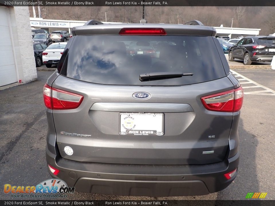 2020 Ford EcoSport SE Smoke Metallic / Ebony Black Photo #4