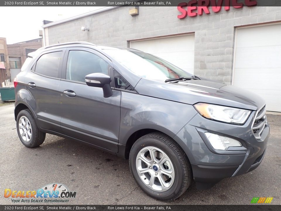 2020 Ford EcoSport SE Smoke Metallic / Ebony Black Photo #9