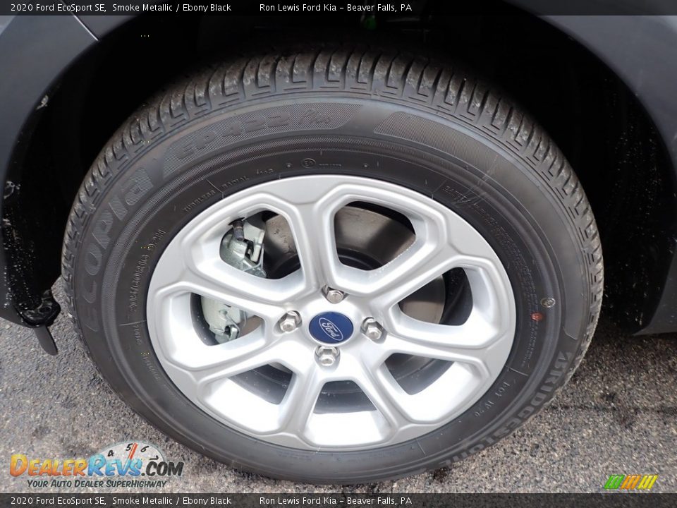 2020 Ford EcoSport SE Smoke Metallic / Ebony Black Photo #10