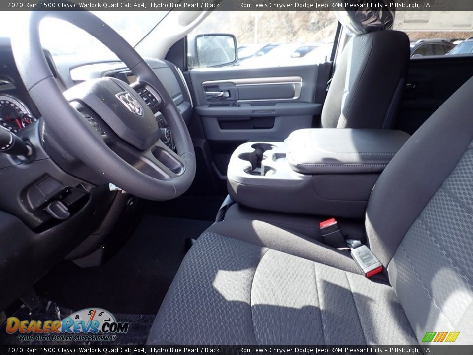 2020 Ram 1500 Classic Warlock Quad Cab 4x4 Hydro Blue Pearl / Black Photo #14