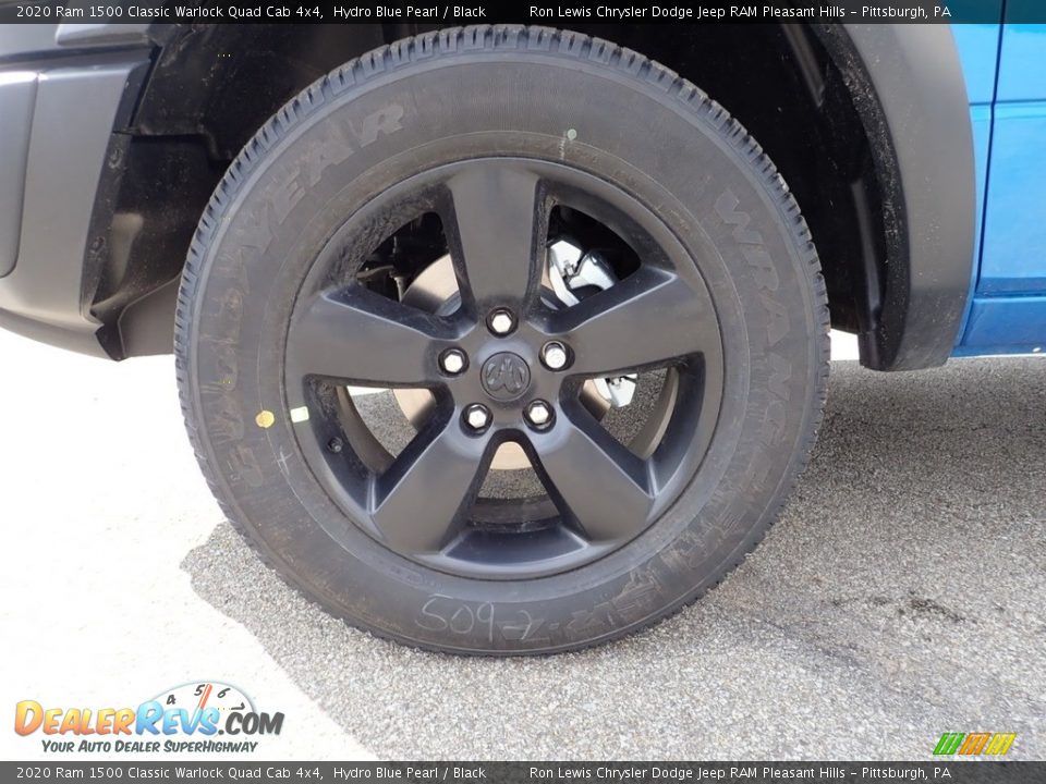 2020 Ram 1500 Classic Warlock Quad Cab 4x4 Hydro Blue Pearl / Black Photo #15
