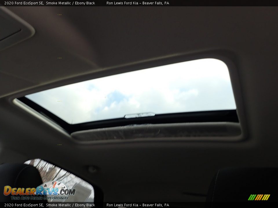 2020 Ford EcoSport SE Smoke Metallic / Ebony Black Photo #13