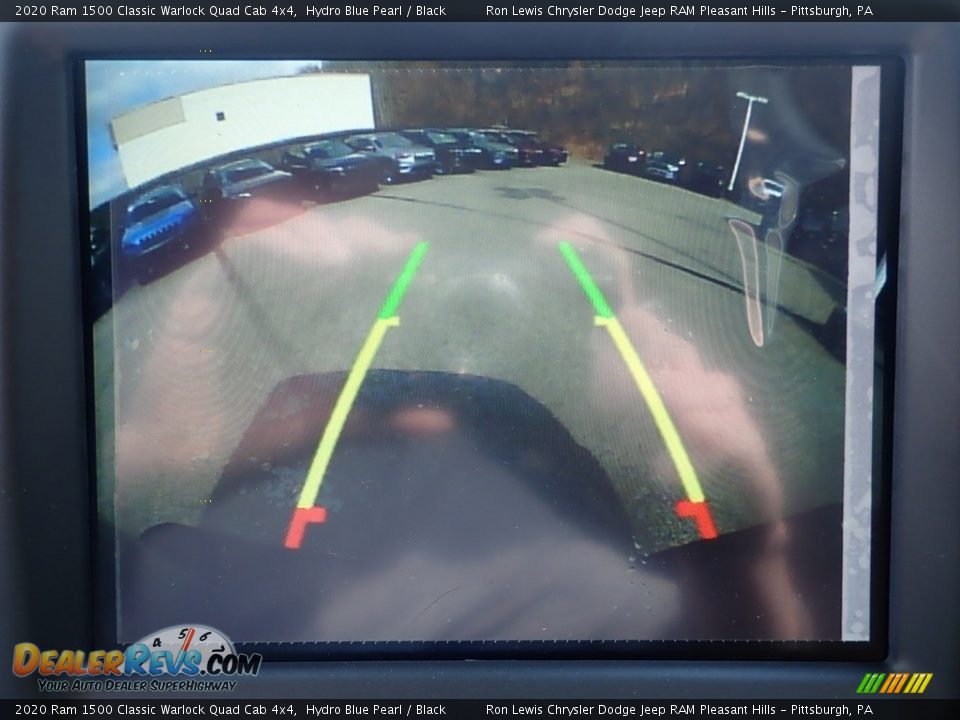 2020 Ram 1500 Classic Warlock Quad Cab 4x4 Hydro Blue Pearl / Black Photo #16