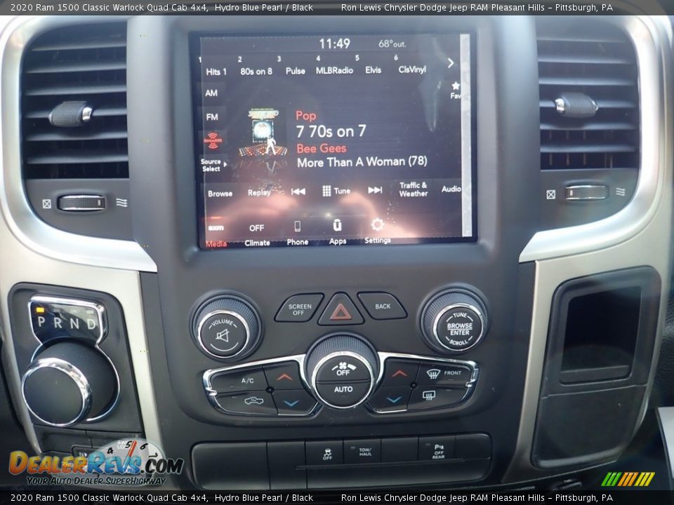 2020 Ram 1500 Classic Warlock Quad Cab 4x4 Hydro Blue Pearl / Black Photo #17