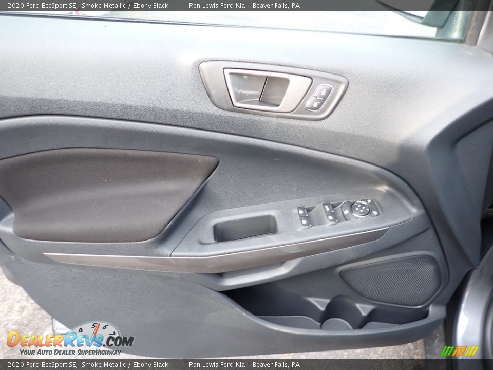 2020 Ford EcoSport SE Smoke Metallic / Ebony Black Photo #17
