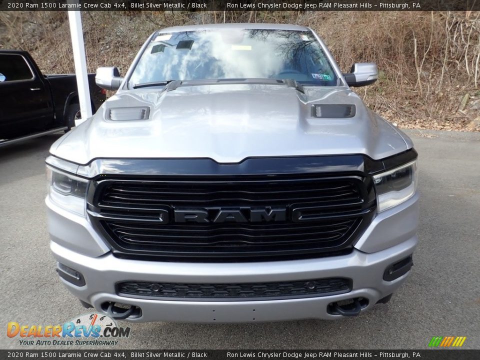 2020 Ram 1500 Laramie Crew Cab 4x4 Billet Silver Metallic / Black Photo #2