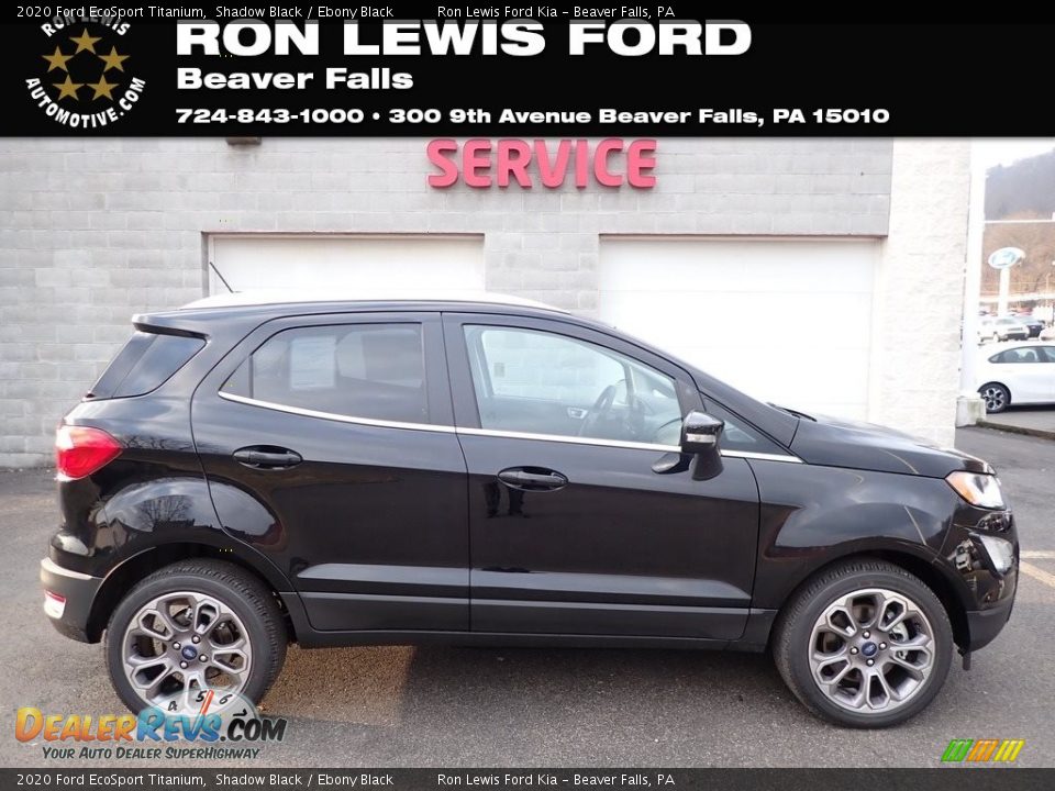 2020 Ford EcoSport Titanium Shadow Black / Ebony Black Photo #1