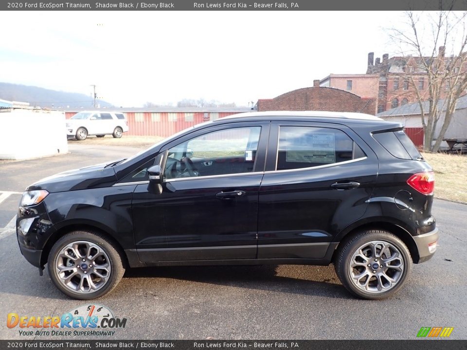 2020 Ford EcoSport Titanium Shadow Black / Ebony Black Photo #6