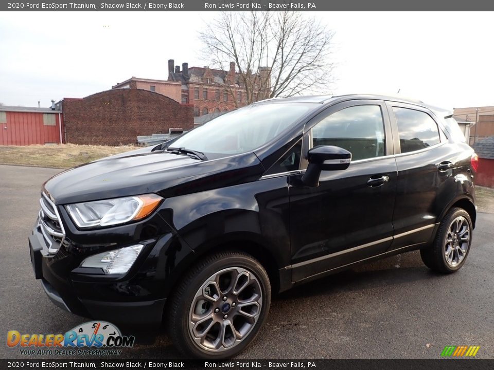 2020 Ford EcoSport Titanium Shadow Black / Ebony Black Photo #7