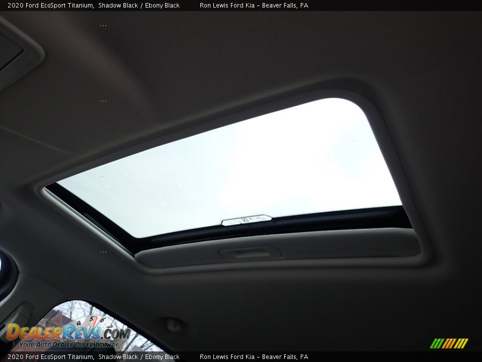 2020 Ford EcoSport Titanium Shadow Black / Ebony Black Photo #12