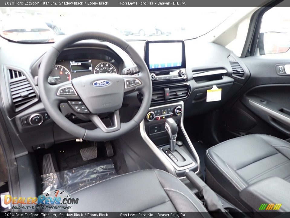 2020 Ford EcoSport Titanium Shadow Black / Ebony Black Photo #15