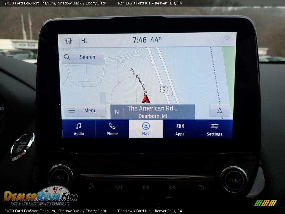 2020 Ford EcoSport Titanium Shadow Black / Ebony Black Photo #19