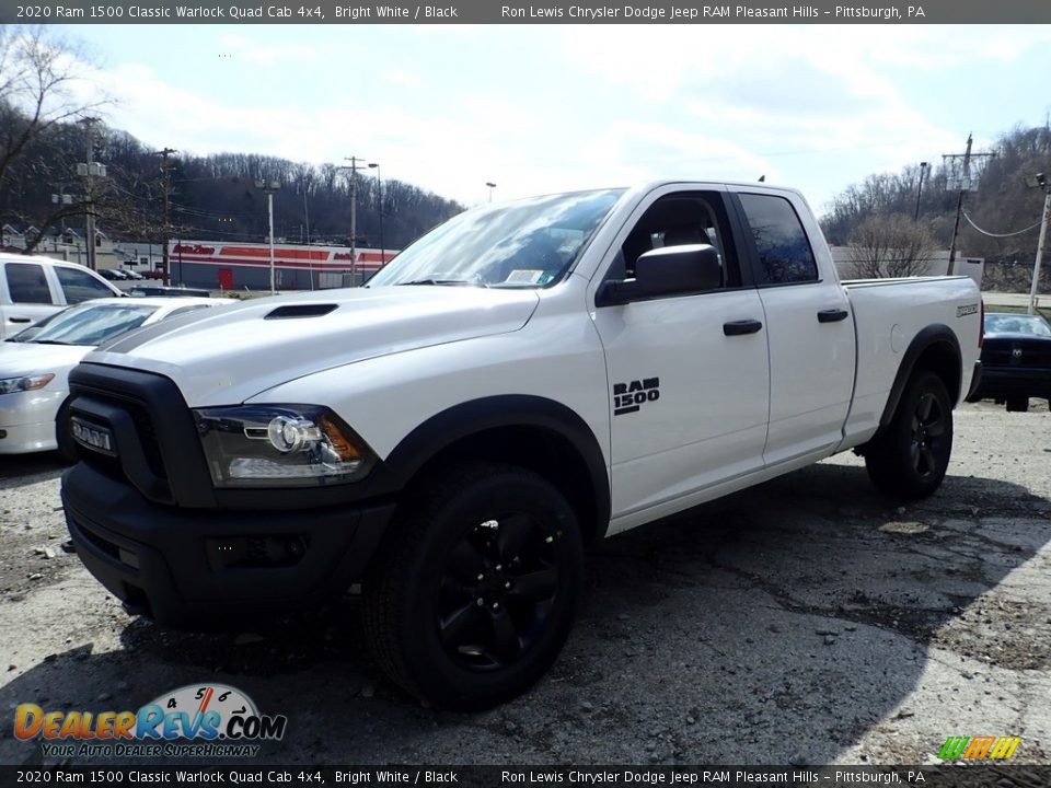 2020 Ram 1500 Classic Warlock Quad Cab 4x4 Bright White / Black Photo #1