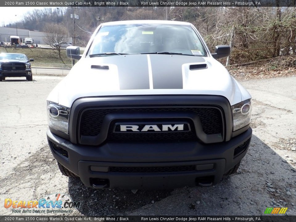 2020 Ram 1500 Classic Warlock Quad Cab 4x4 Bright White / Black Photo #2
