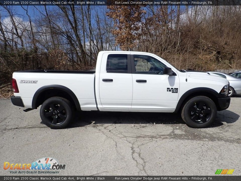 2020 Ram 1500 Classic Warlock Quad Cab 4x4 Bright White / Black Photo #4