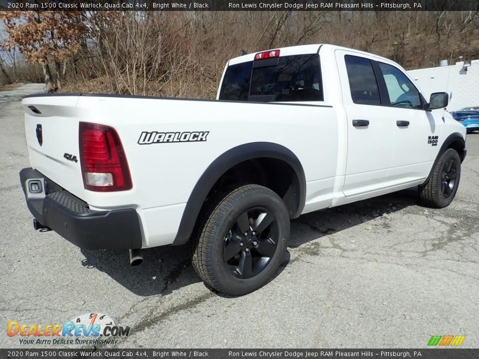 2020 Ram 1500 Classic Warlock Quad Cab 4x4 Bright White / Black Photo #5