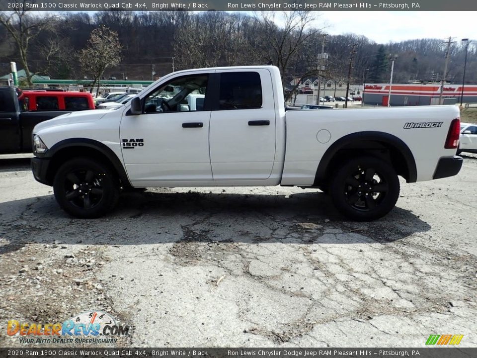 2020 Ram 1500 Classic Warlock Quad Cab 4x4 Bright White / Black Photo #6