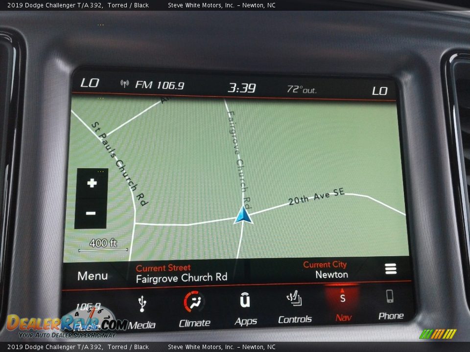 Navigation of 2019 Dodge Challenger T/A 392 Photo #22