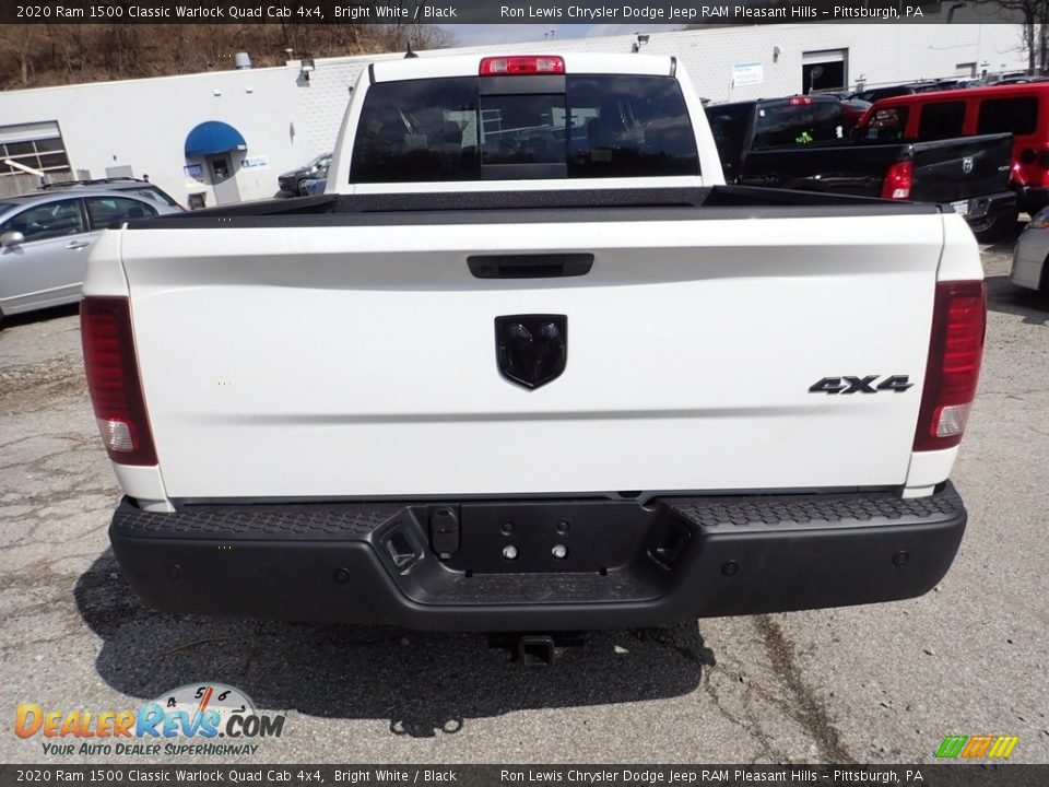 2020 Ram 1500 Classic Warlock Quad Cab 4x4 Bright White / Black Photo #9