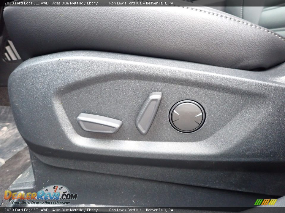 2020 Ford Edge SEL AWD Atlas Blue Metallic / Ebony Photo #12