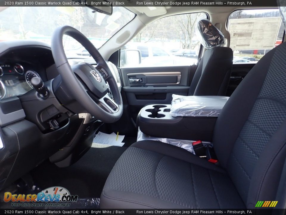 2020 Ram 1500 Classic Warlock Quad Cab 4x4 Bright White / Black Photo #14