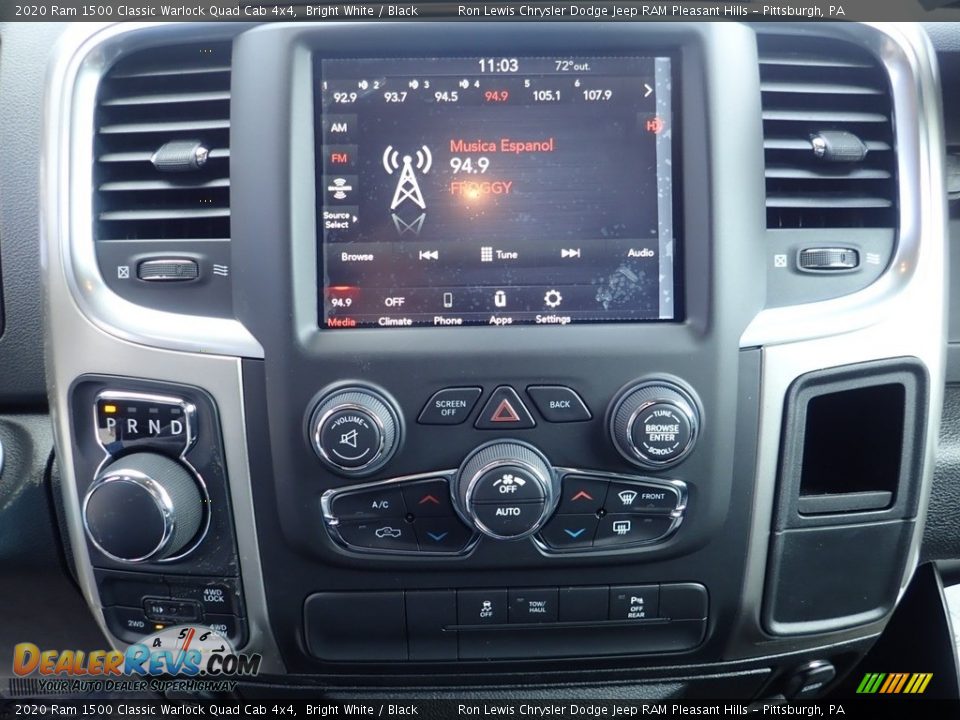 2020 Ram 1500 Classic Warlock Quad Cab 4x4 Bright White / Black Photo #17