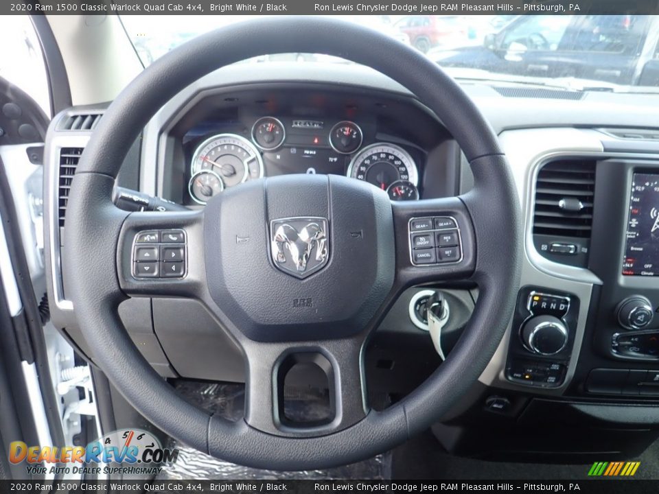 2020 Ram 1500 Classic Warlock Quad Cab 4x4 Bright White / Black Photo #19