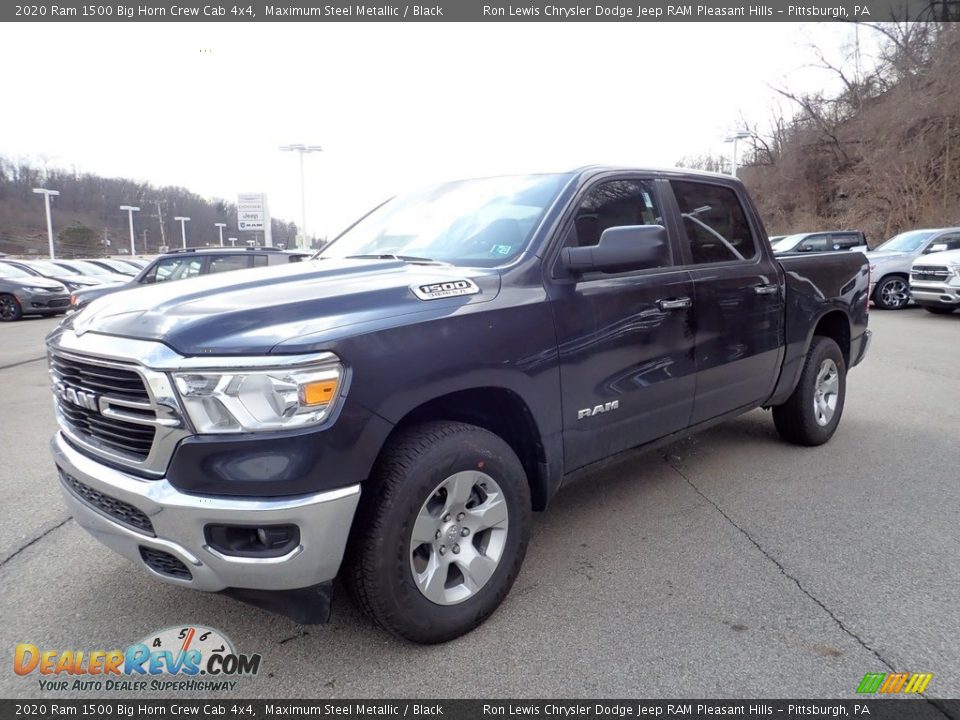 2020 Ram 1500 Big Horn Crew Cab 4x4 Maximum Steel Metallic / Black Photo #1
