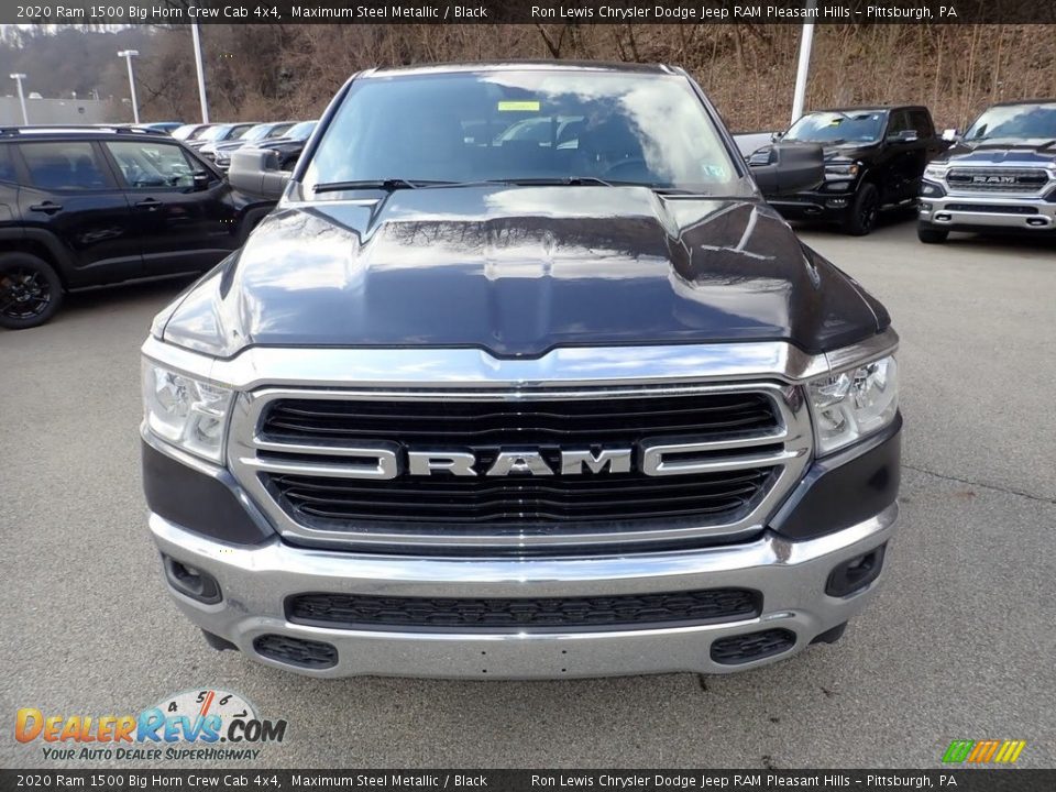 2020 Ram 1500 Big Horn Crew Cab 4x4 Maximum Steel Metallic / Black Photo #2