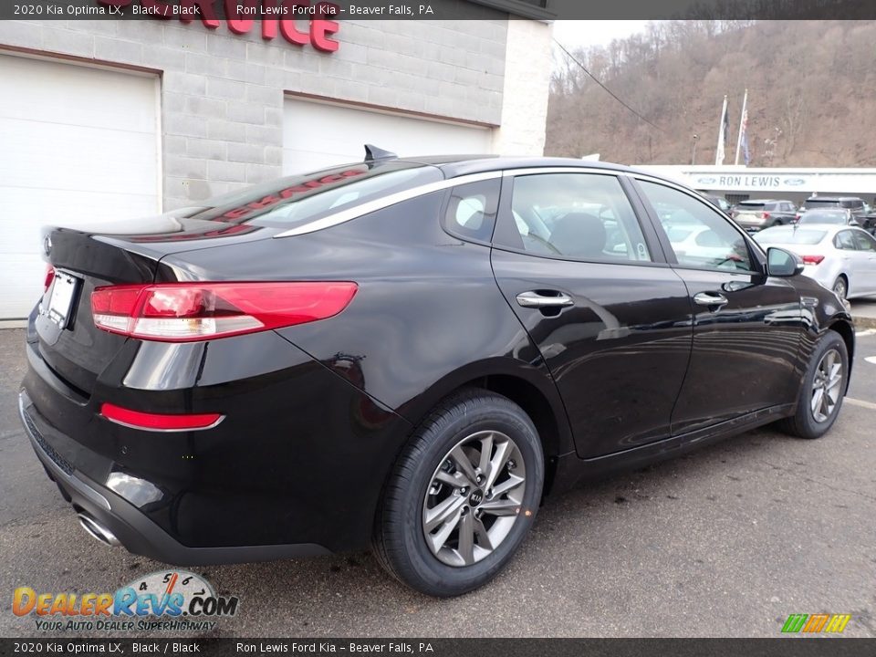 2020 Kia Optima LX Black / Black Photo #2