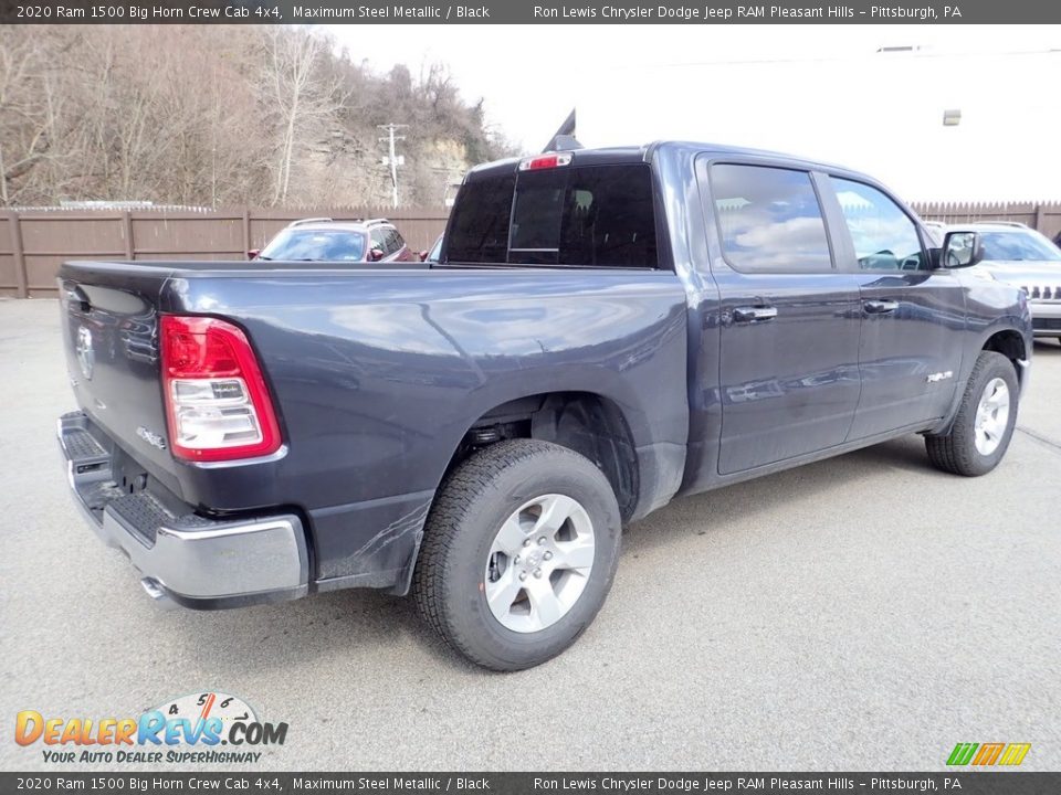 2020 Ram 1500 Big Horn Crew Cab 4x4 Maximum Steel Metallic / Black Photo #5