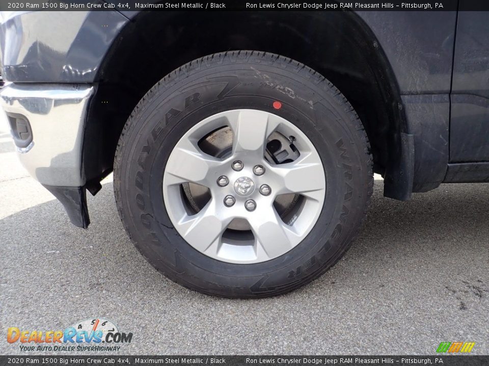 2020 Ram 1500 Big Horn Crew Cab 4x4 Maximum Steel Metallic / Black Photo #6