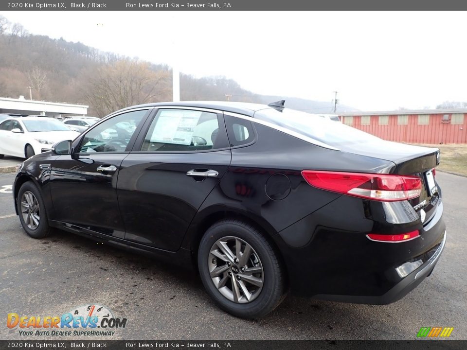 2020 Kia Optima LX Black / Black Photo #5