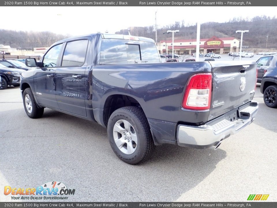 2020 Ram 1500 Big Horn Crew Cab 4x4 Maximum Steel Metallic / Black Photo #8