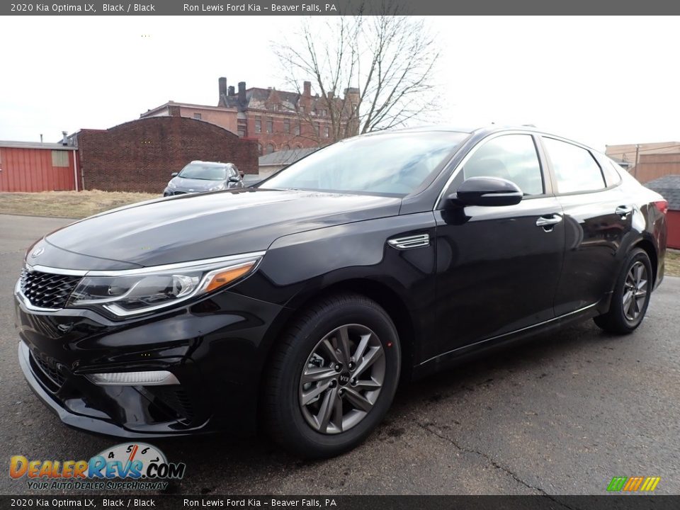 2020 Kia Optima LX Black / Black Photo #7