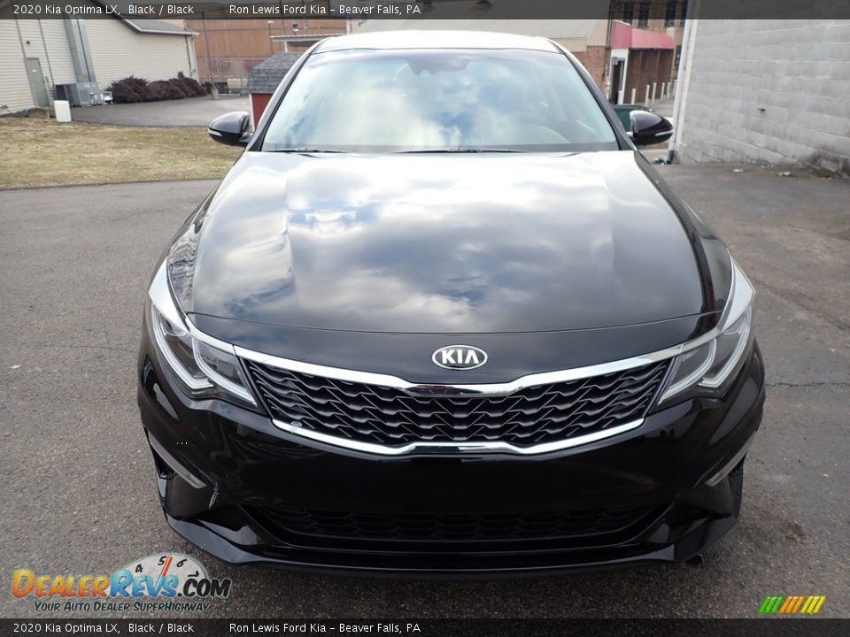 2020 Kia Optima LX Black / Black Photo #8