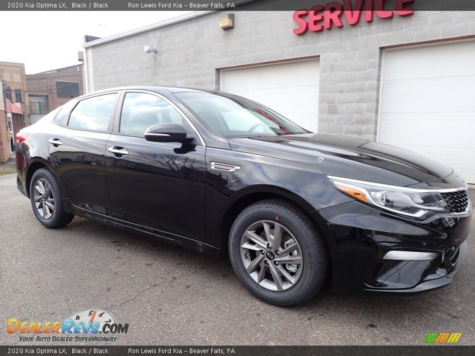 2020 Kia Optima LX Black / Black Photo #9