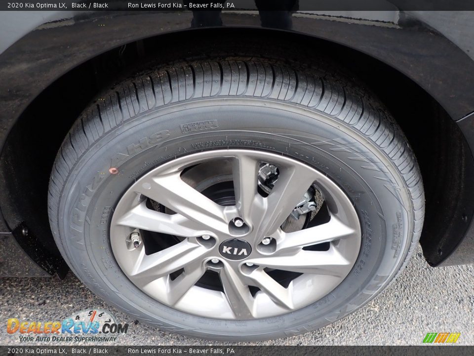 2020 Kia Optima LX Black / Black Photo #10