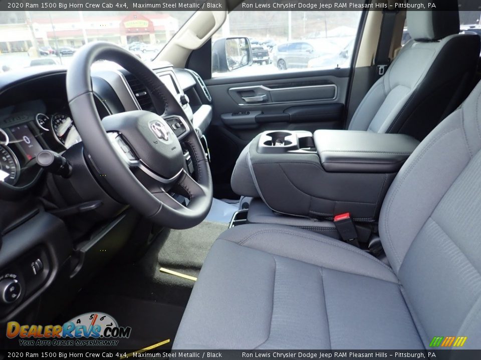 2020 Ram 1500 Big Horn Crew Cab 4x4 Maximum Steel Metallic / Black Photo #15