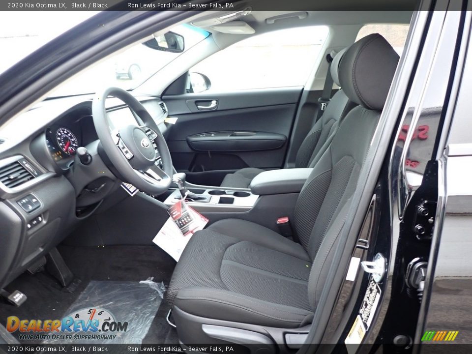 2020 Kia Optima LX Black / Black Photo #13