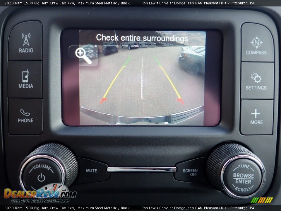 2020 Ram 1500 Big Horn Crew Cab 4x4 Maximum Steel Metallic / Black Photo #16