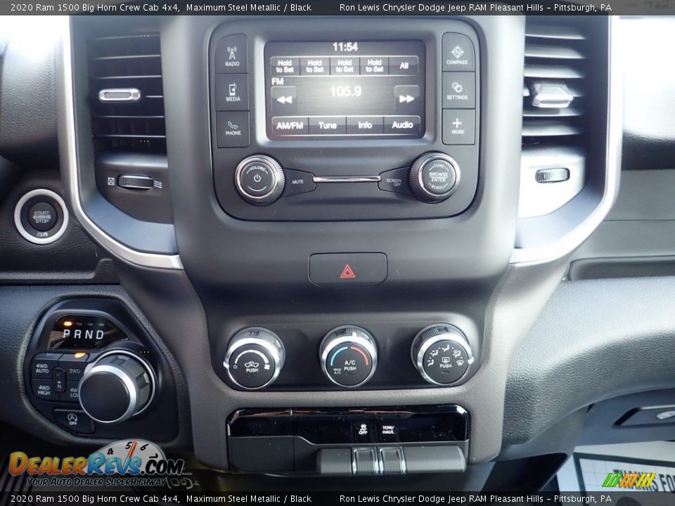 2020 Ram 1500 Big Horn Crew Cab 4x4 Maximum Steel Metallic / Black Photo #17