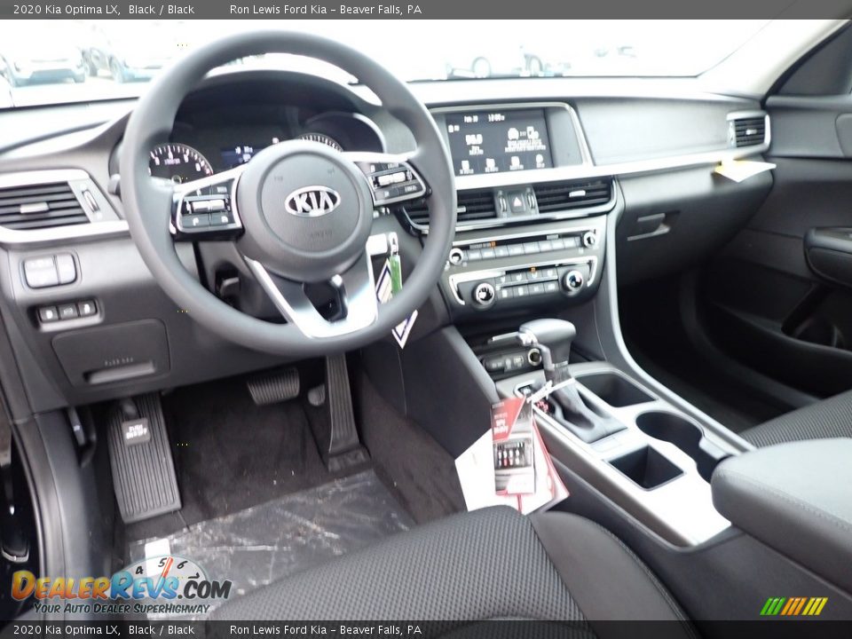 2020 Kia Optima LX Black / Black Photo #15