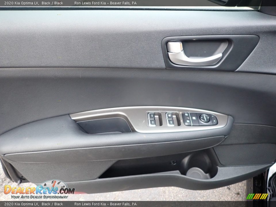 2020 Kia Optima LX Black / Black Photo #16