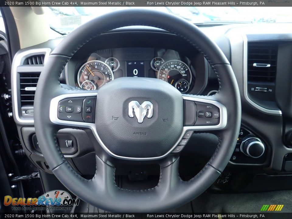 2020 Ram 1500 Big Horn Crew Cab 4x4 Maximum Steel Metallic / Black Photo #19