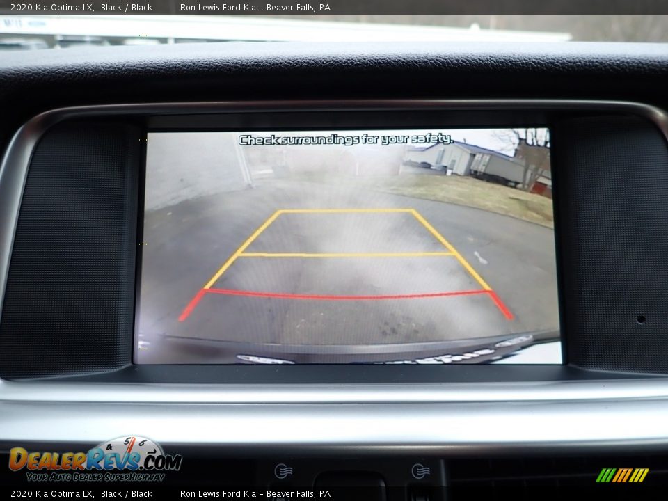 2020 Kia Optima LX Black / Black Photo #20