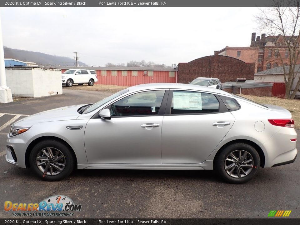 2020 Kia Optima LX Sparkling Silver / Black Photo #6