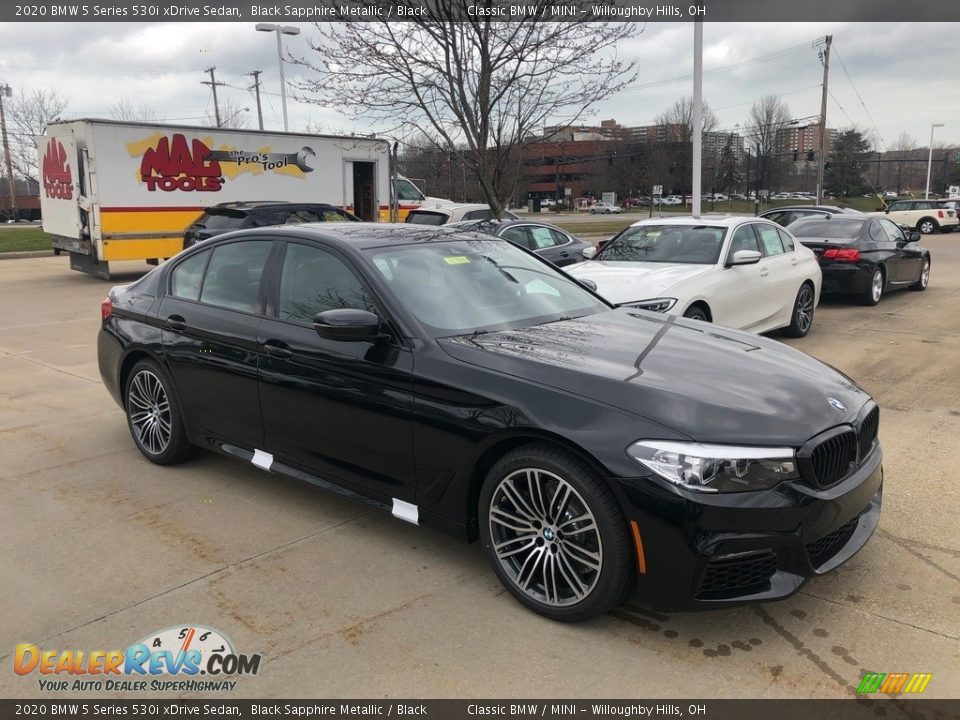 2020 BMW 5 Series 530i xDrive Sedan Black Sapphire Metallic / Black Photo #1