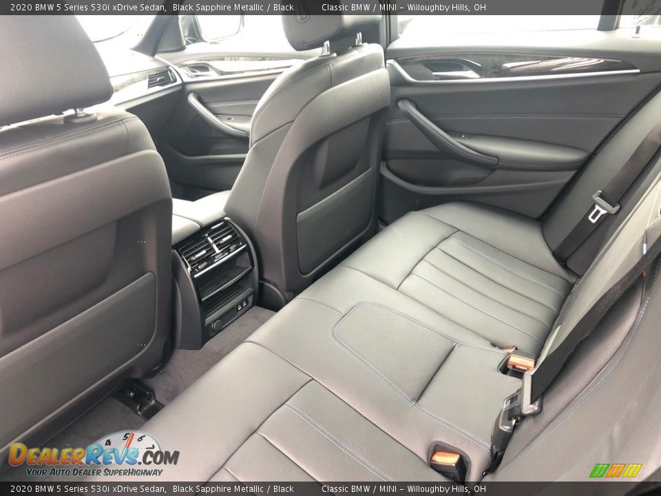 2020 BMW 5 Series 530i xDrive Sedan Black Sapphire Metallic / Black Photo #4